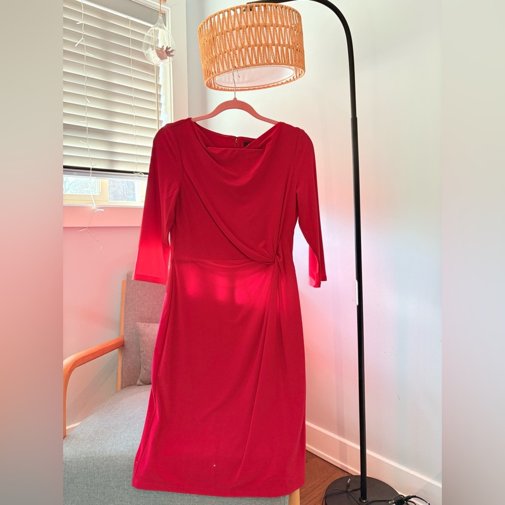 Elegant Red Women's Dress
